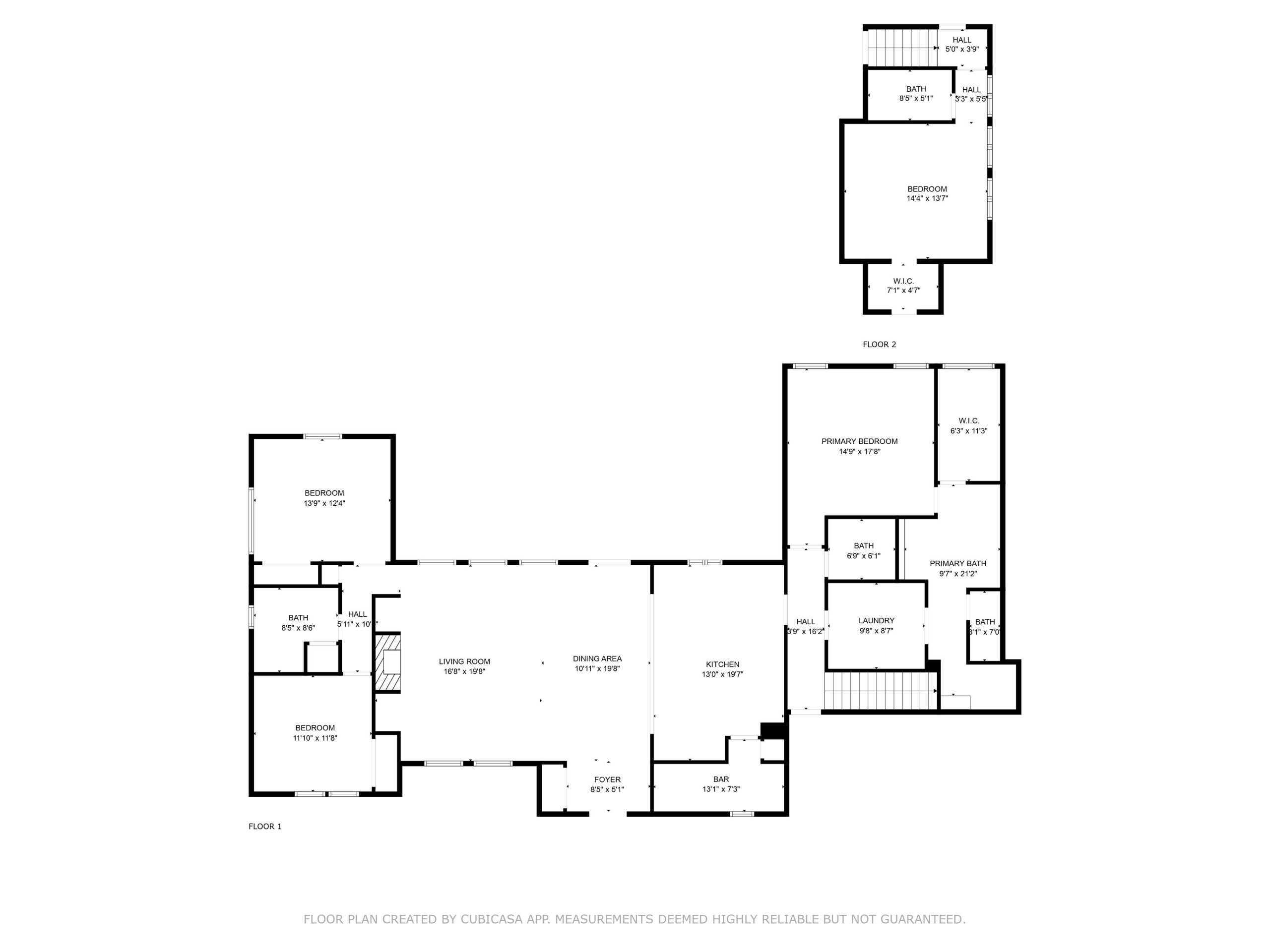 Floor plan for The Hendrix
